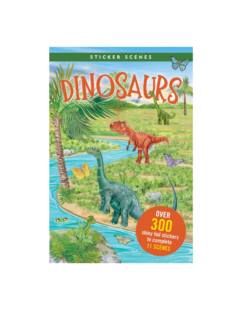 Peter Pauper Press Sticker Scenes Dinosaur