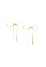 Kaleidoscope Accessories Snake Chain Bow Ribbon Earring