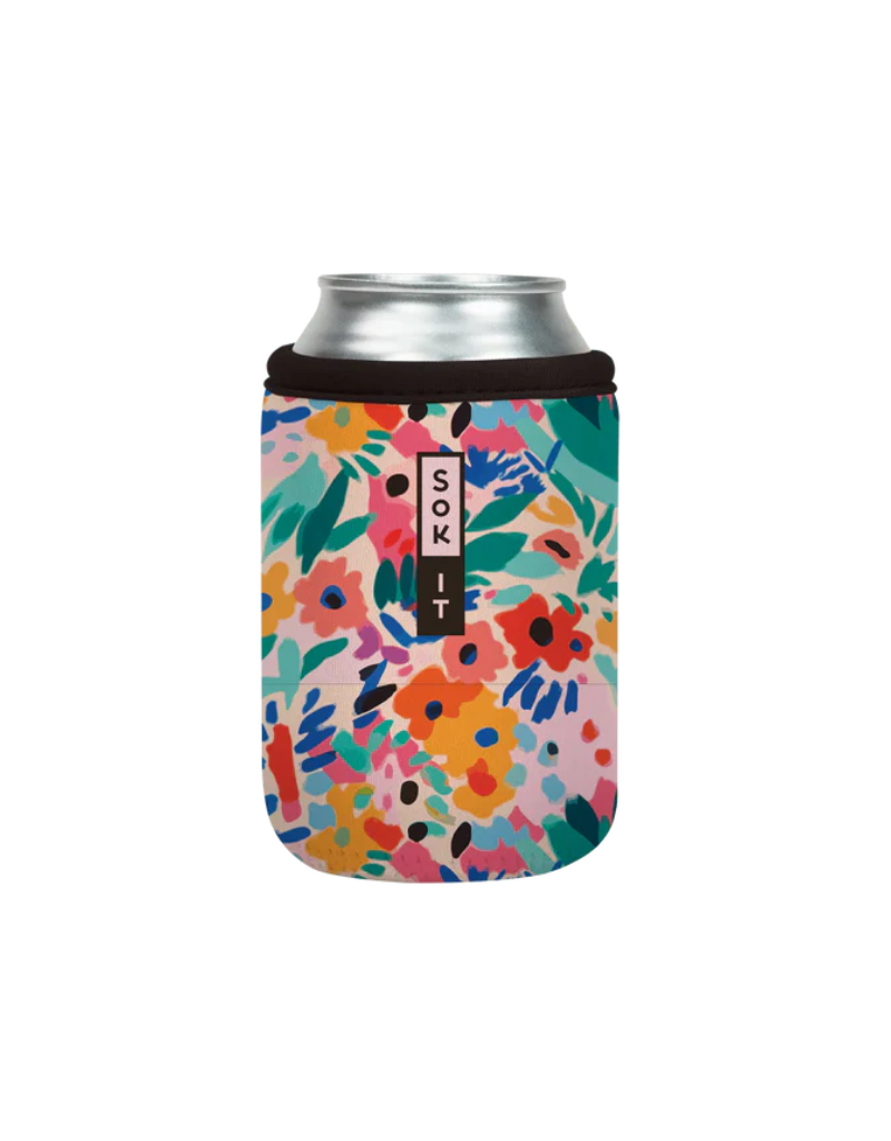 Sok-It CanSok Abstract Floral 12oz