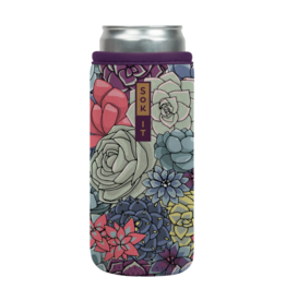 Sok-It CanSok Succulents 12 oz Slim