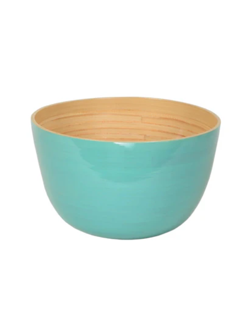 Albert L. (punkt) Bamboo Mixing Bowl Light Blue