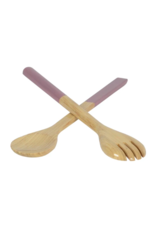 Albert L. (punkt) Salad Server Set Mauve