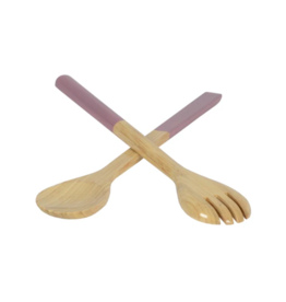 Albert L. (punkt) Salad Server Set Mauve