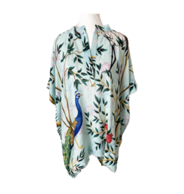 Winton and Waits Peacock Paradise Tunic