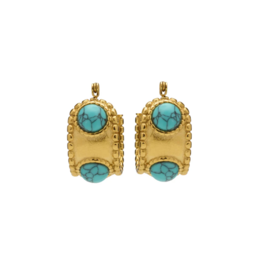 HJaneJewels Anne Turquoise Hoops