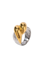HJaneJewels Two Toned Twist Ring