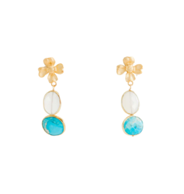 Kori Green Duo Turquoise Earring