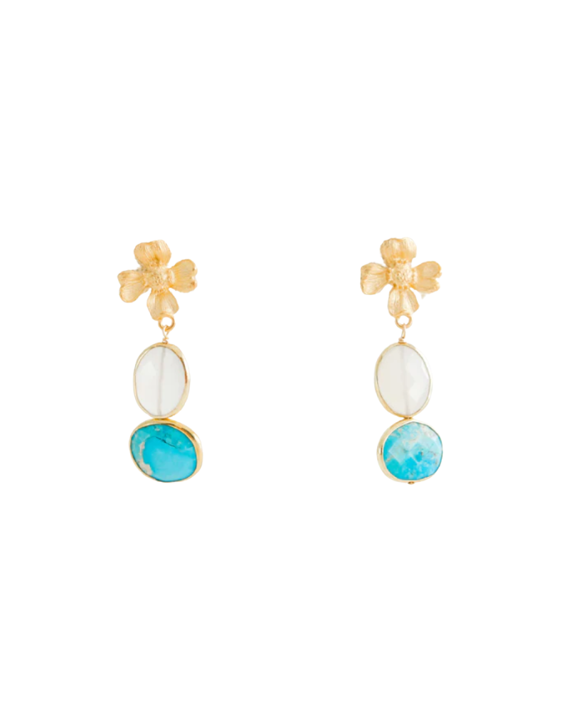 Kori Green SALE Duo Turquoise Earring