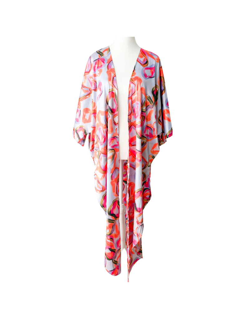 Winton and Waits Lavender Fields Long Kimono