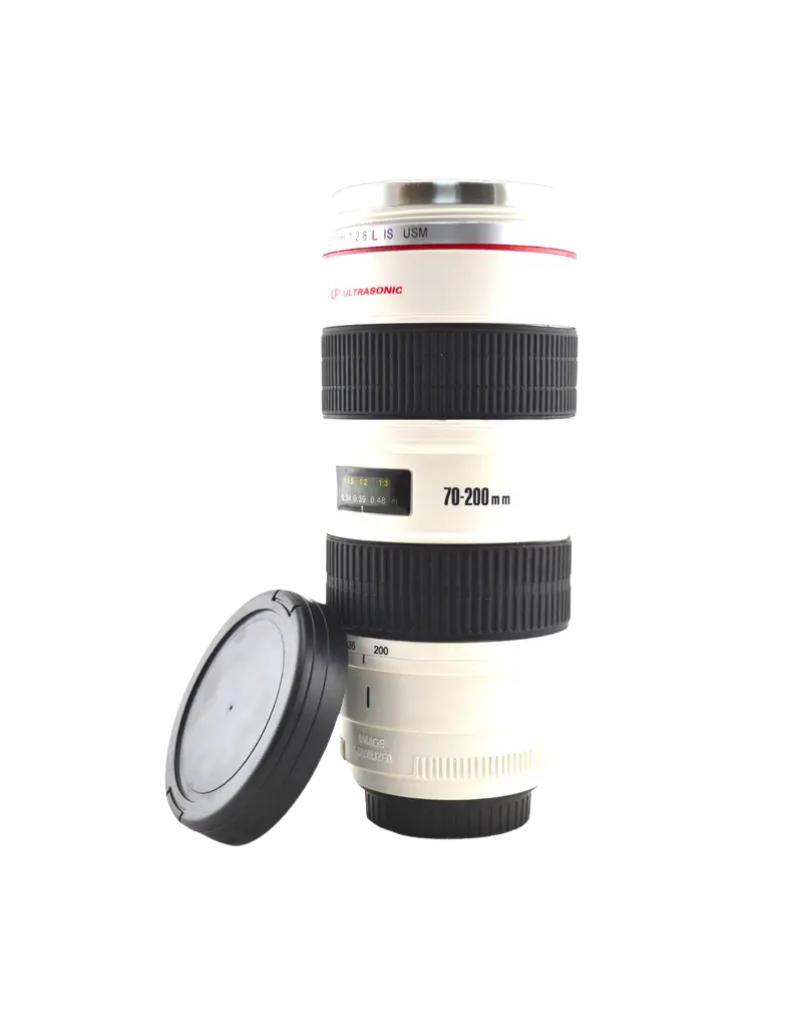 Original Source Stainless Steel Camera Lens Mug - White