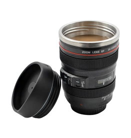 Original Source Camera Lens Mug with Stainless Steel Liner