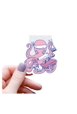 Mimic Gaming Co Pink Octopus Sushi Chef Sticker