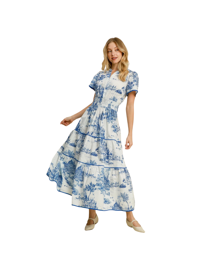 Umgee Scenic Toile Maxi Dress