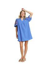Umgee Embroidery Bubble Dress