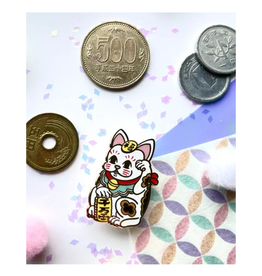 Shishido Creative Lucky Cat Maneki Neko Enamel Pin