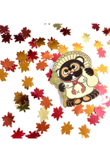 Shishido Creative Tanuki Shigaraki Statue Yokai Enamel Pin