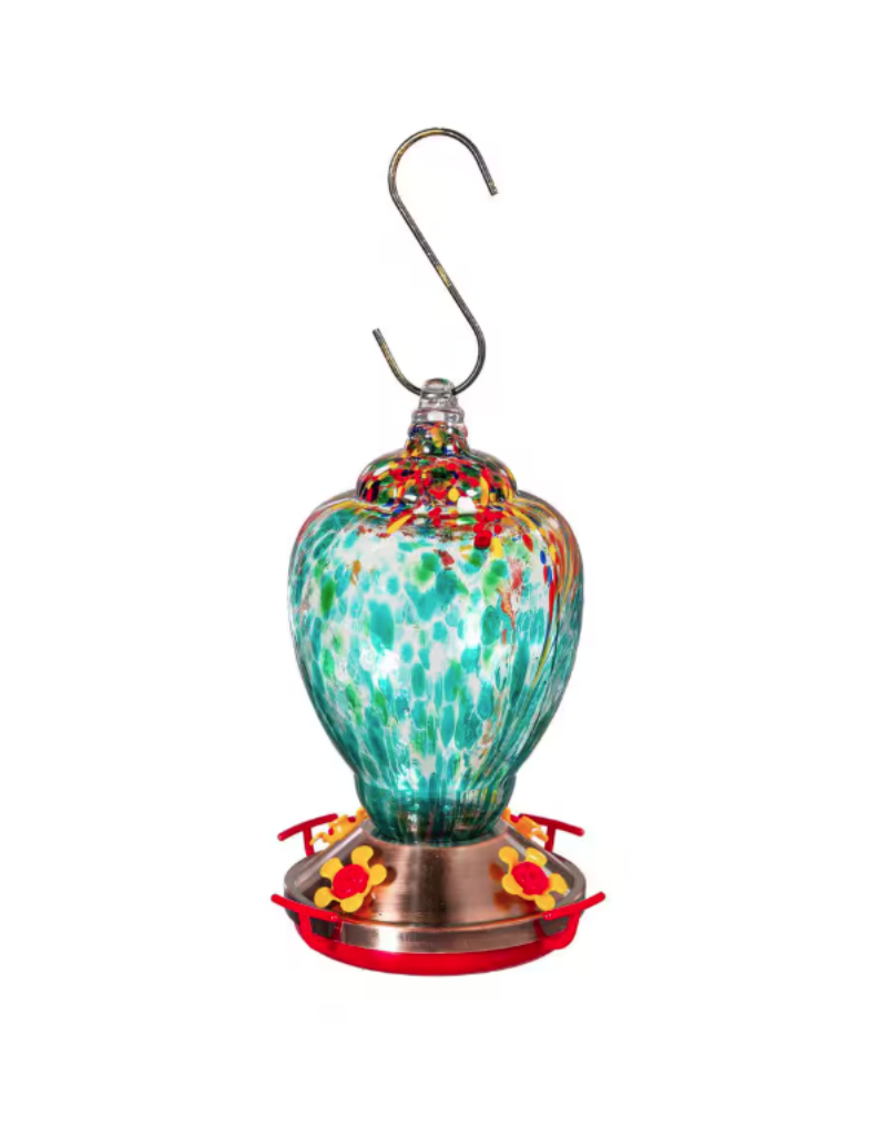 Evergreen Blue Coastal Bird Feeder