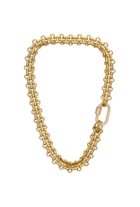 HJaneJewels Pave Carabiner Necklace