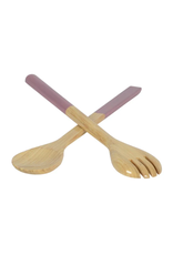 Albert L. (punkt) Salad Server Set Mauve