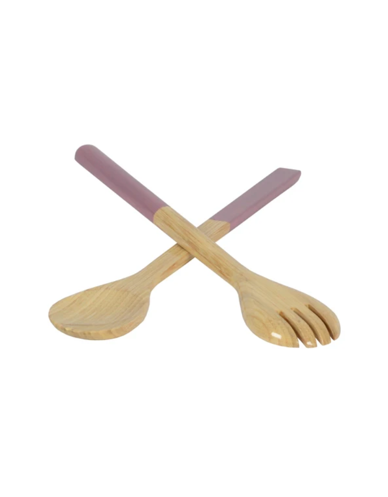 Albert L. (punkt) Salad Server Set Mauve