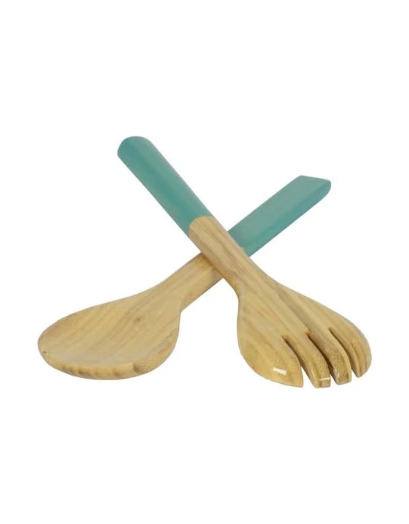 Albert L. (punkt) Salad Server Set Light Blue