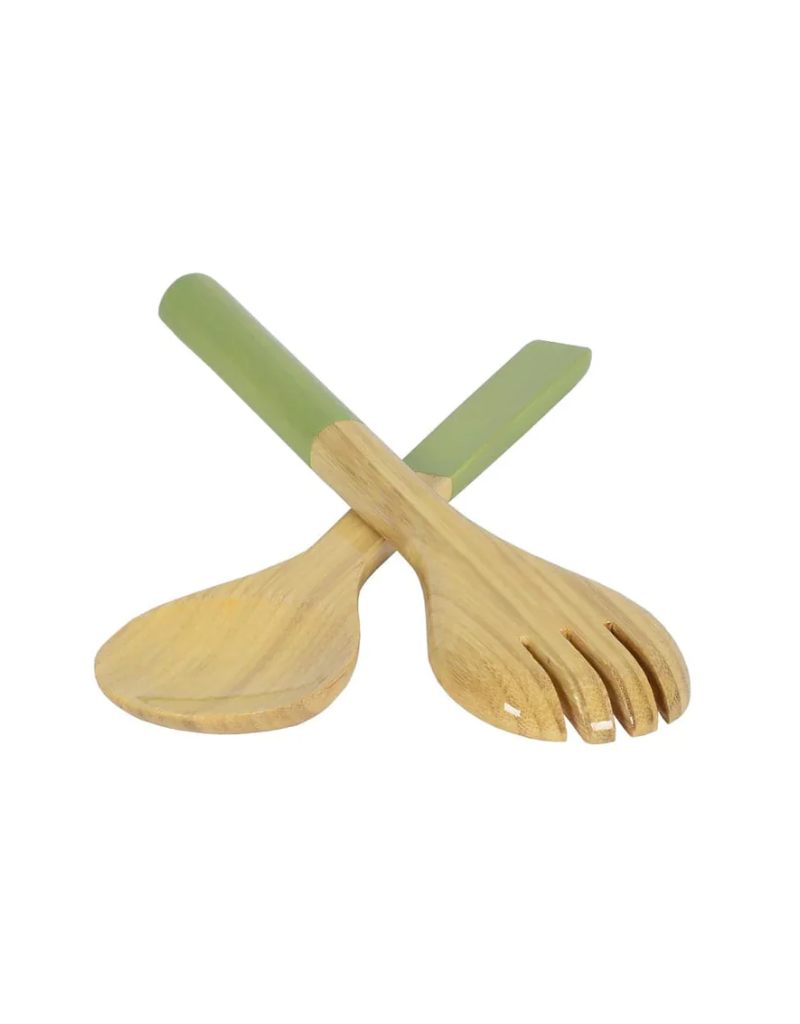Albert L. (punkt) Salad Server Set Green