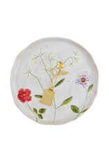 Mudpie Flower Round Platter
