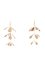 Winton and Waits Falling Petals Raffia Earring