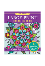 Peter Pauper Press Color Large Print Color Me Calm