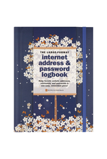 Peter Pauper Press Internet Log Book Falling Blossom