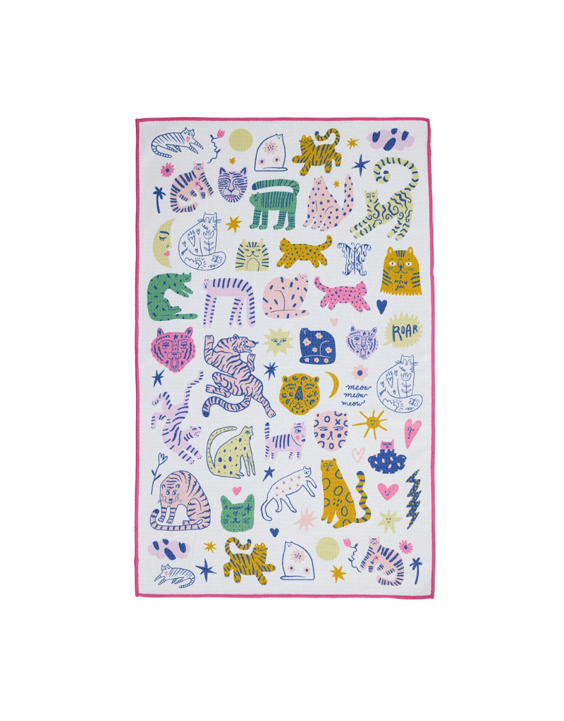 Design Imports Meow Microfiber Dishtowel