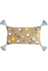 Mudpie Happy Lumbar Pillow
