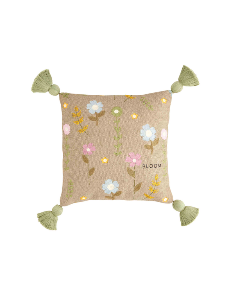 Mudpie Bloom Floral Pillow