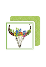 Rosanne Beck Collections Coaster Cow Skull