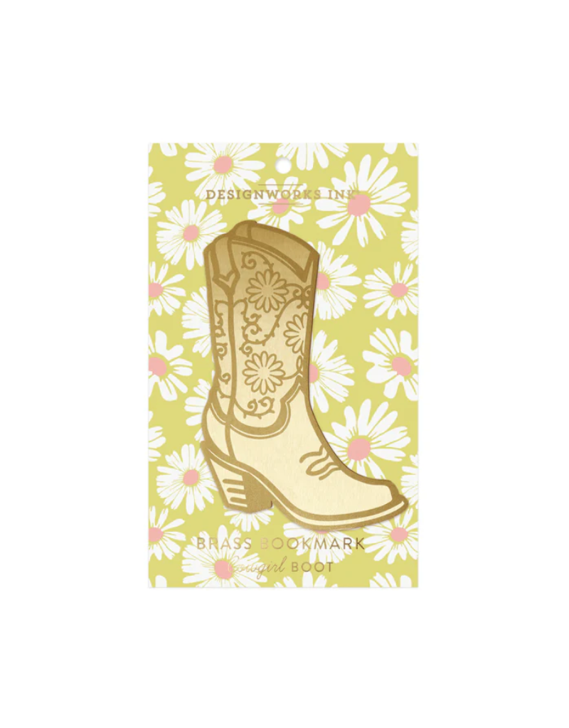 Designworks Ink Brass Bookmark - Cowgirl