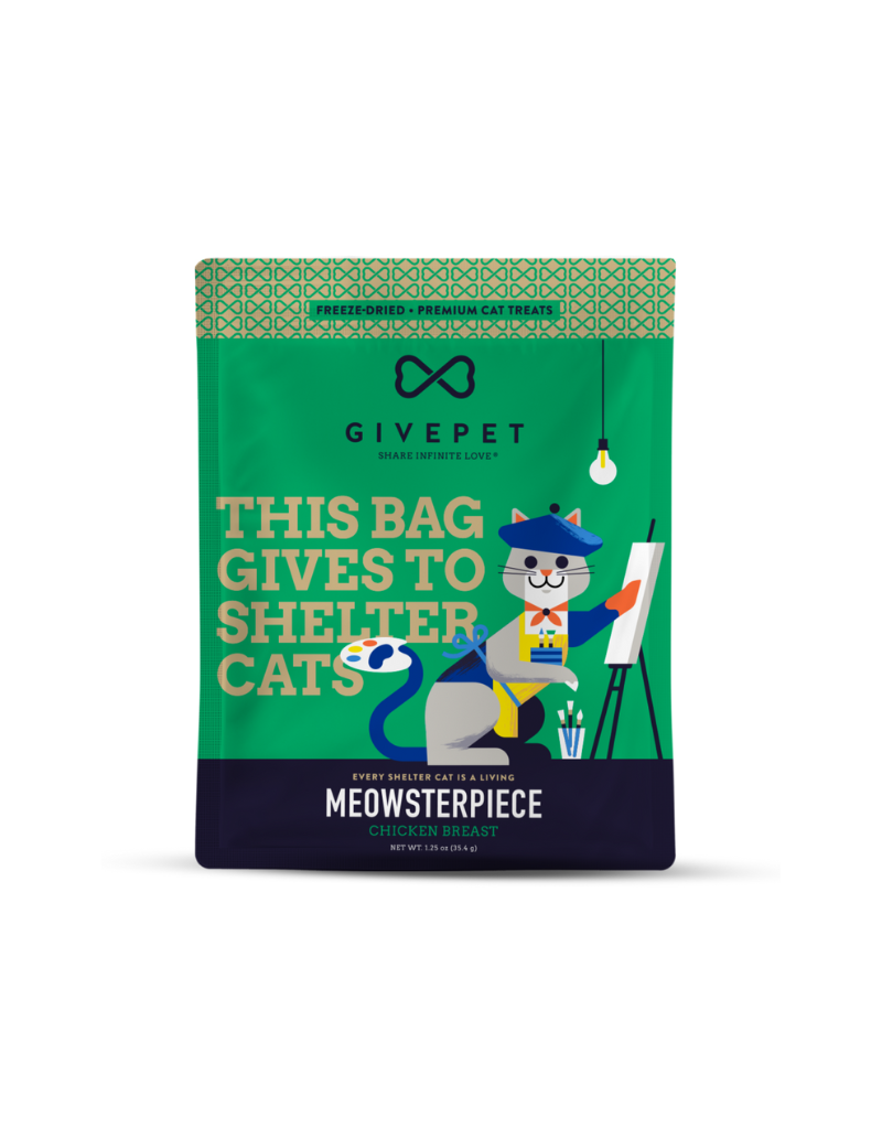 Give Pet Meowsterpiece Treat