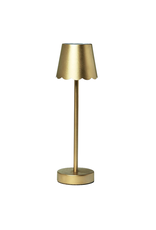 Two's Company LED Table Lamp with Scalloped Edge