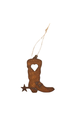 Boot with Heart Ornament