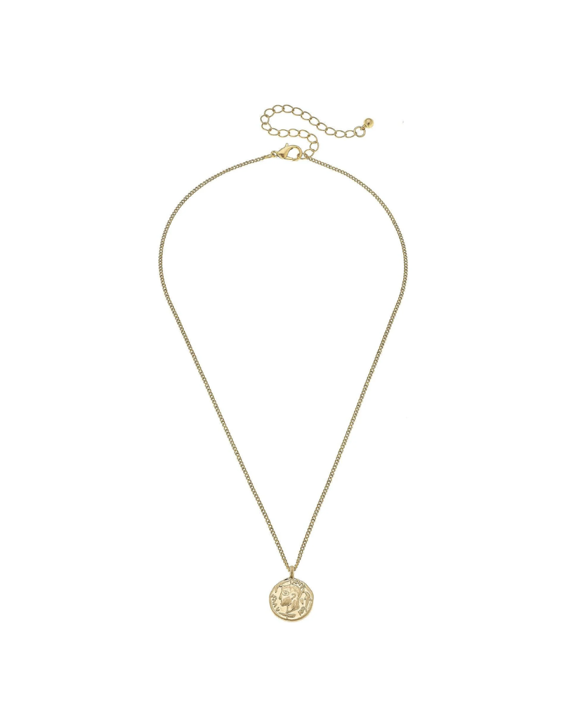 Canvas McKenna Coin Necklace