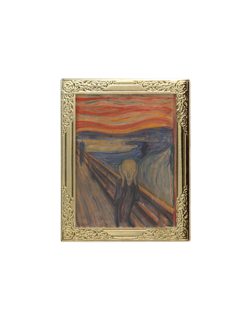 Real Sic Art Frame Enamel Pin - The Scream
