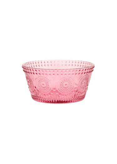 Boston International Pink Glass Small Bowl