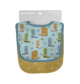 Goosies Bib Set - Boots Blue