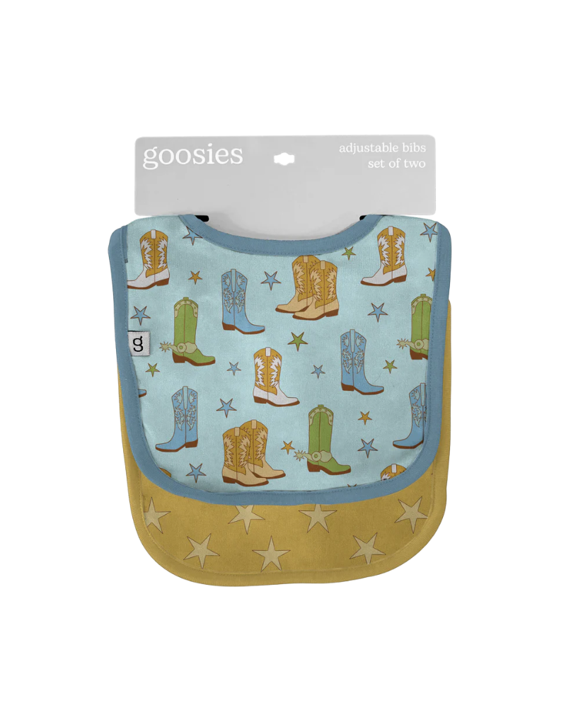 Goosies Bib Set - Boots Blue