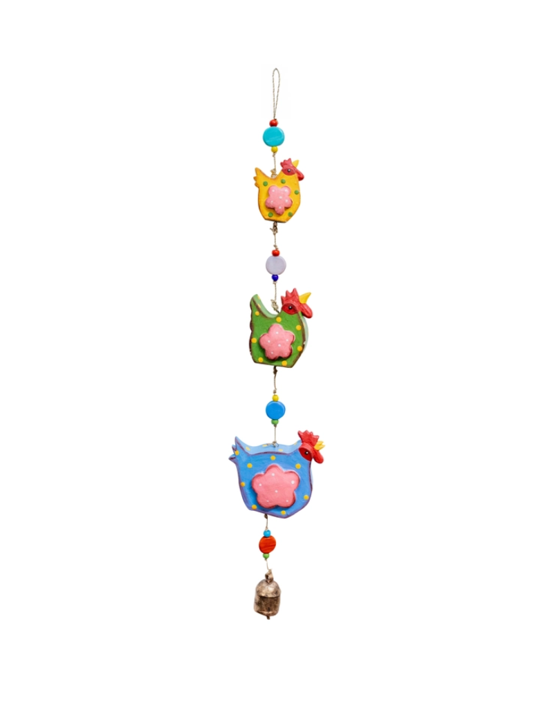 Moksha Rooster Family Wood