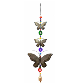 Moksha Three Charming Butterflies Wind Chime