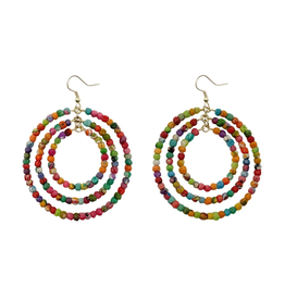 Faire Triple Hoop Earrings