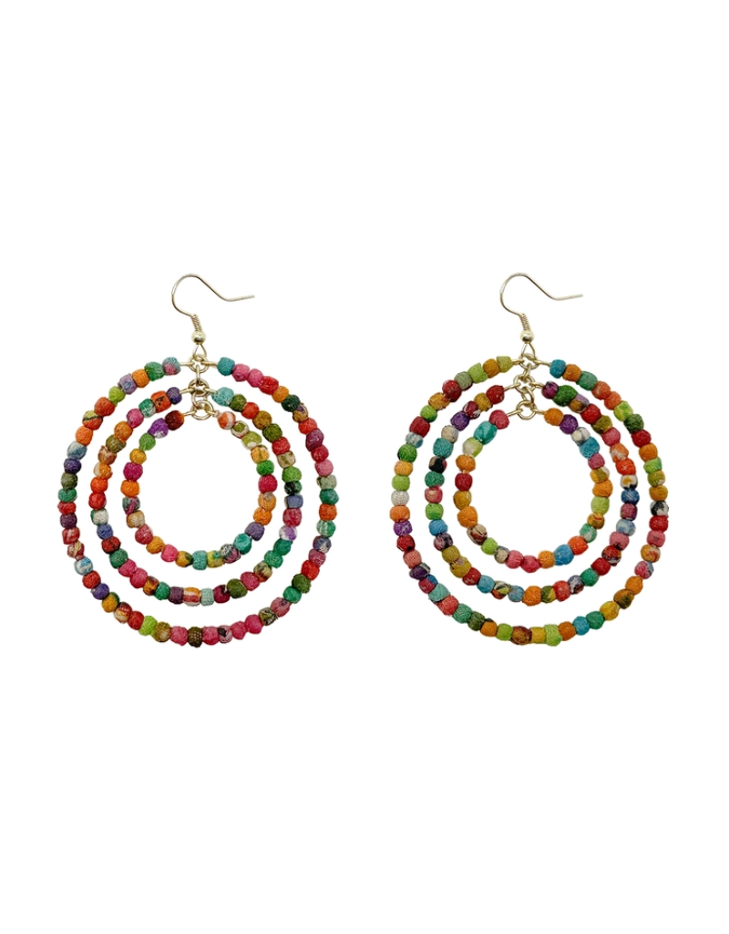 Faire Triple Hoop Earrings