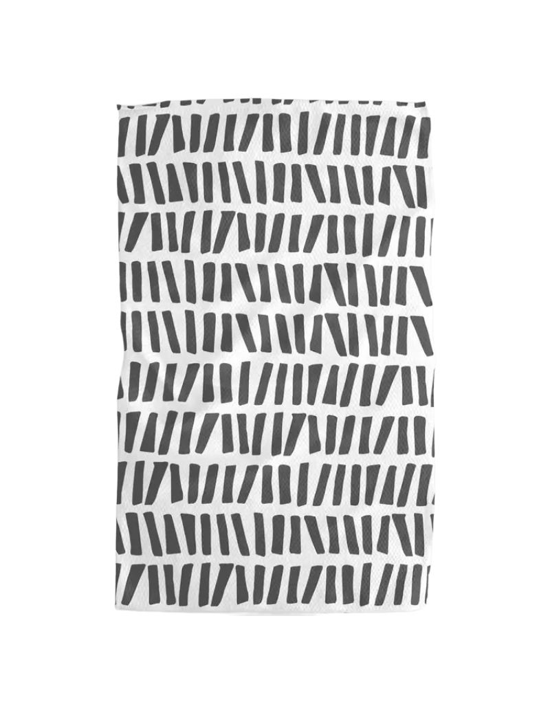 Geometry All Lined Up Tea Towel