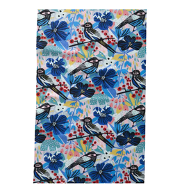 Geometry Birds and Berries Tea Towel