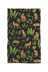 Geometry Catnap Tea Towel